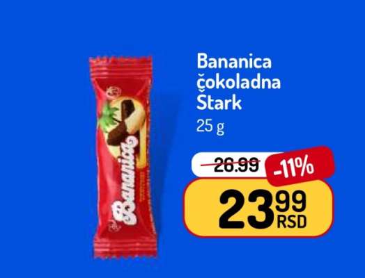 Bananica čokoladna Štark