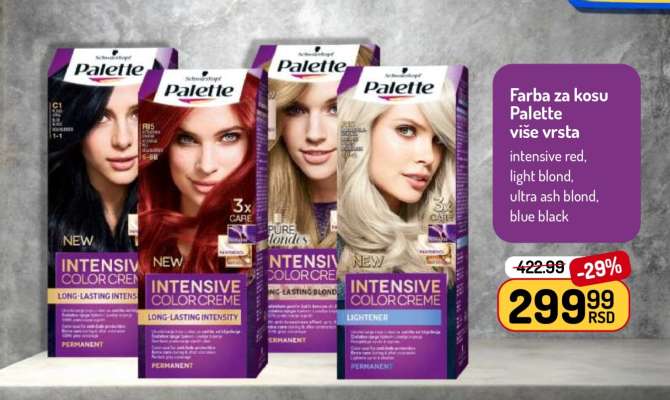 Palette Hair Color