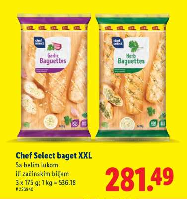 Chef Select Baget XXL