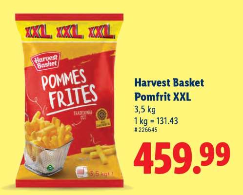 Harvest Basket Pomfrit XXL