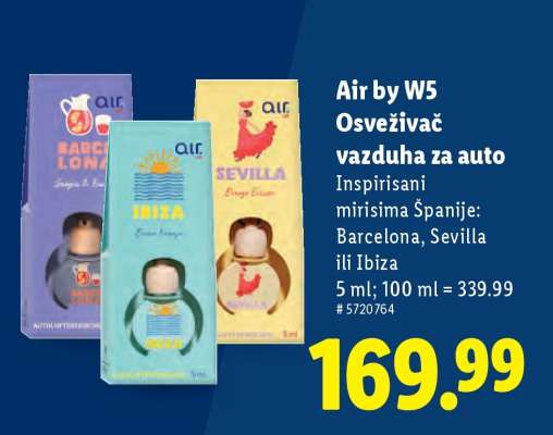 Air by W5 Osveživač vazduha za auto