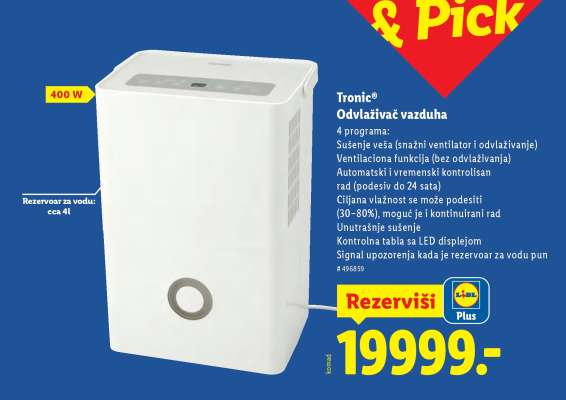Tronic® Odvlaživač vazduha