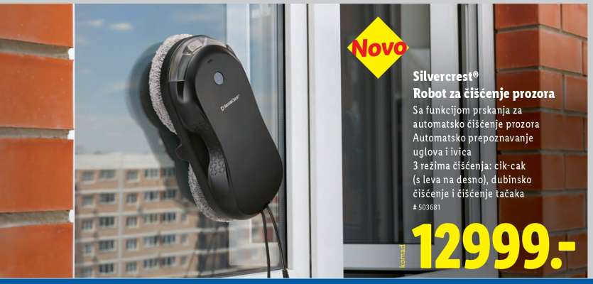 Silvercrest® Robot za čišćenje prozora