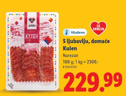 S ljubavlju, domaće Kulen