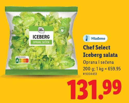 Chef Select Iceberg salata
