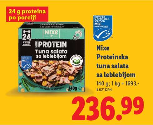 Nixe Proteinska tuna salata sa leblebijom