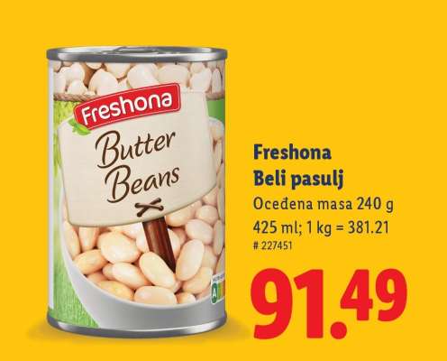 Freshona Butter Beans