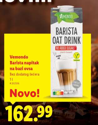 Vemondo Barista napitak na bazi ovsa