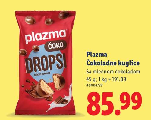 Plazma čokoladne kuglice