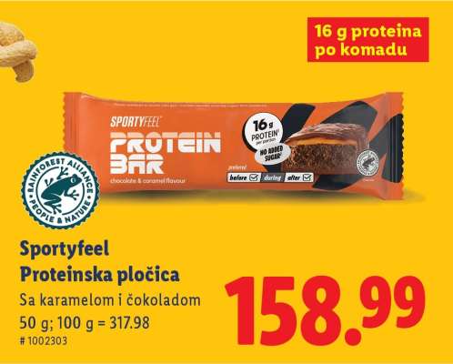 Sportyfeel Proteinska pločica
