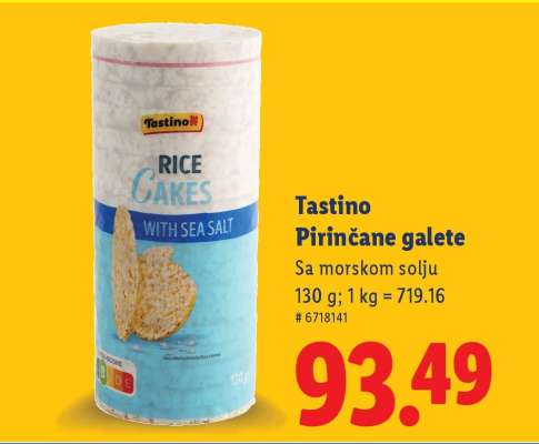 Tastino Pirinčane galete