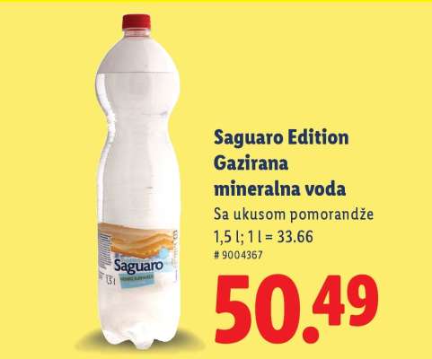 Saguaro Edition Gazirana mineralna voda