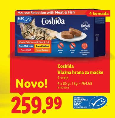 Coshida Vlažna hrana za mačke