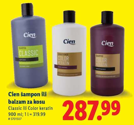 Cien Šampon ili balzam za kosu