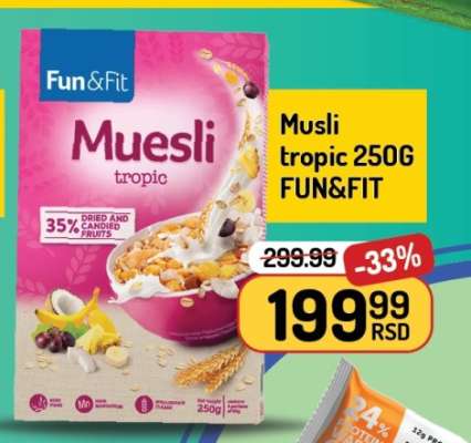 Musli tropic 250G FUN&FIT