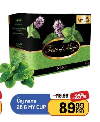 Čaj nana 26 G MY CUP
