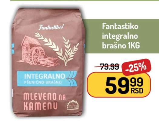 Fantastiko integralno brašno 1KG