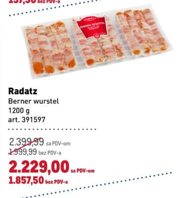 Radatz Berner wurstel