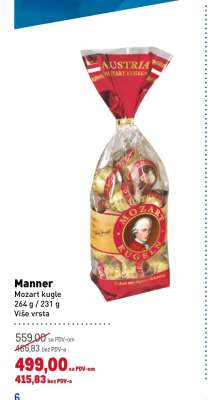 Manner Mozart kugle