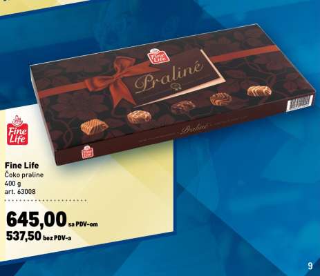 Fine Life Čoko praline