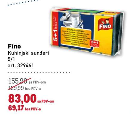 Fino Kuhinjski sunđeri 5/1