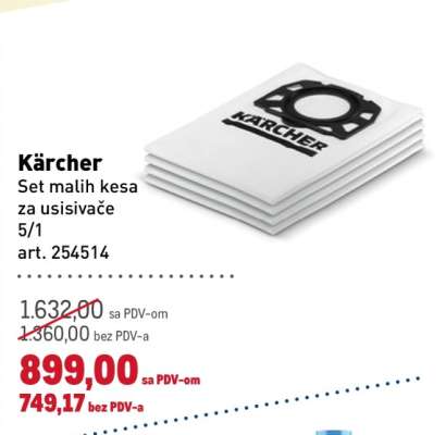 Kärcher Set malih kesa za usisivače 5/1