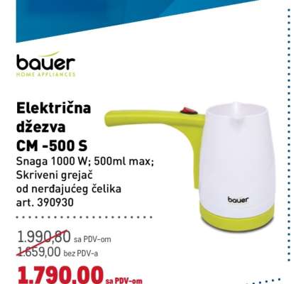 Električna džezva CM -500 S