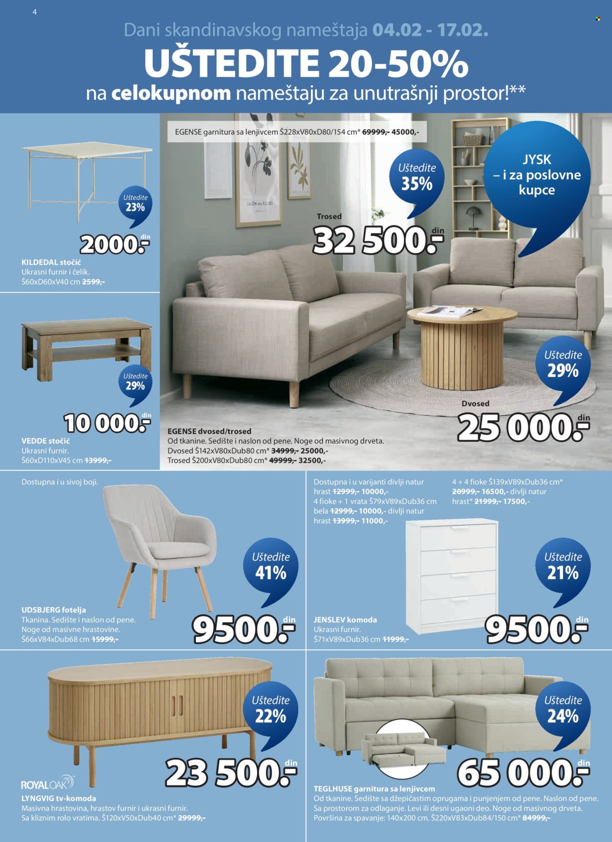 JYSK katalog - 04.02.2026 - 17.02.2026. Stranica 5