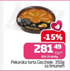 Pekarska torta Gecchele 350g sa limunom