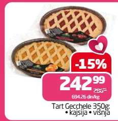 Tart Gecchele 350g