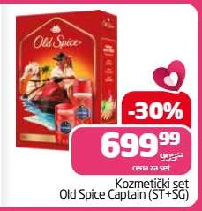 Kozmetički set Old Spice Captain (ST+SG)