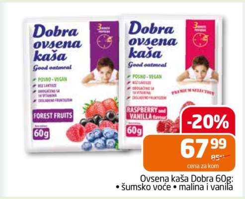Dobra ovsena kaša 60g