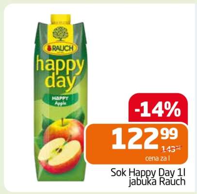 Sok Happy Day 1l jabuka Rauch