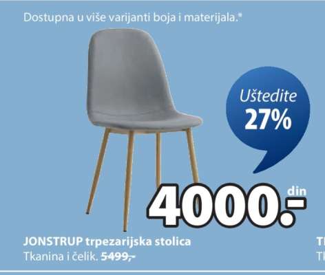 JONSTRUP TRPEZARIJSKA STOLICA