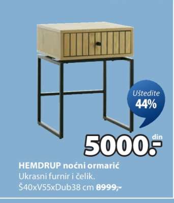 HEMDRUP noćni ormarić