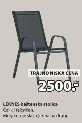 LEKNES BAŠTENSKA STOLICA