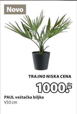 PAUL veštačka biljka