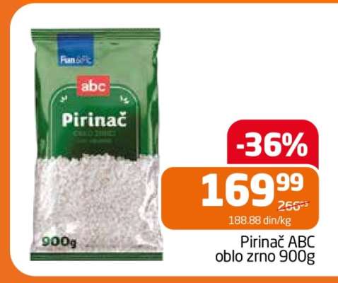 Pirinač ABC oblo zrno 900g