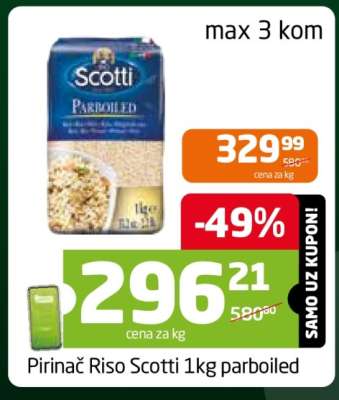 Pirinač Riso Scotti 1kg parboiled