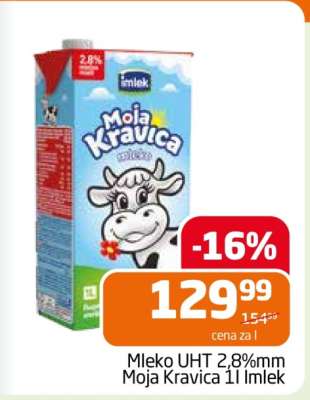 Mleko UHT 2,8%mm Moja Kravica 1l Imlek