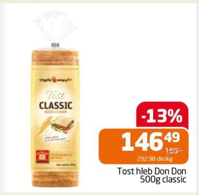 Tost hleb Don Don 500g classic