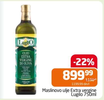 Maslinovo ulje Extra vergine Luglio 750ml