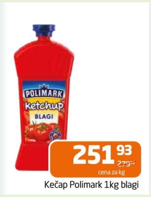 Kečap Polimark 1kg blagi