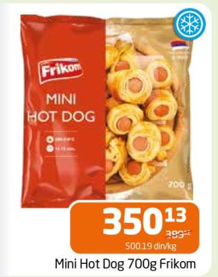 MINI HOT DOG 700G FRIKOM