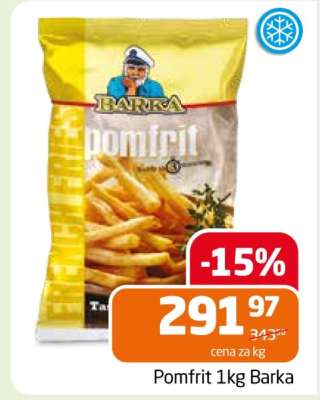 Pomfrit 1kg Barka