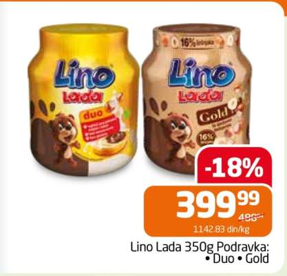 Lino Lada 350g Podravka: Duo, Gold