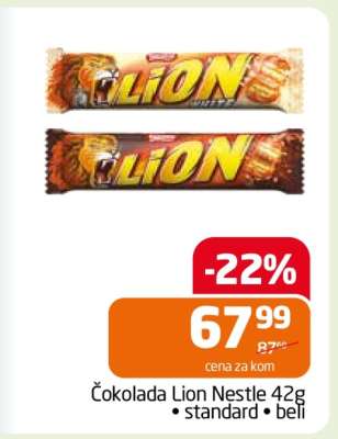 Čokolada Lion Nestlé 42g