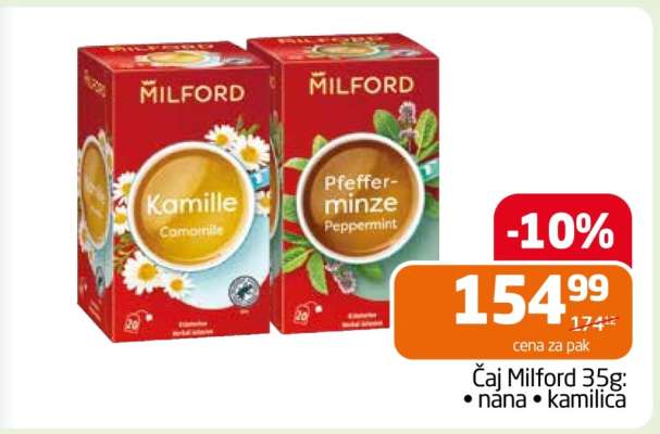 Čaj Milford 35g