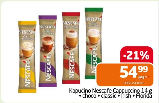 Kapučíno Nescafe Cappuccino 14 g