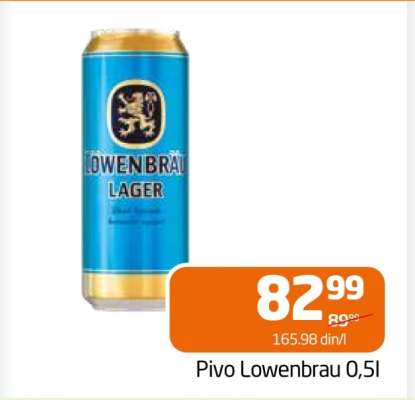 Pivo Lowenbrau 0,5l